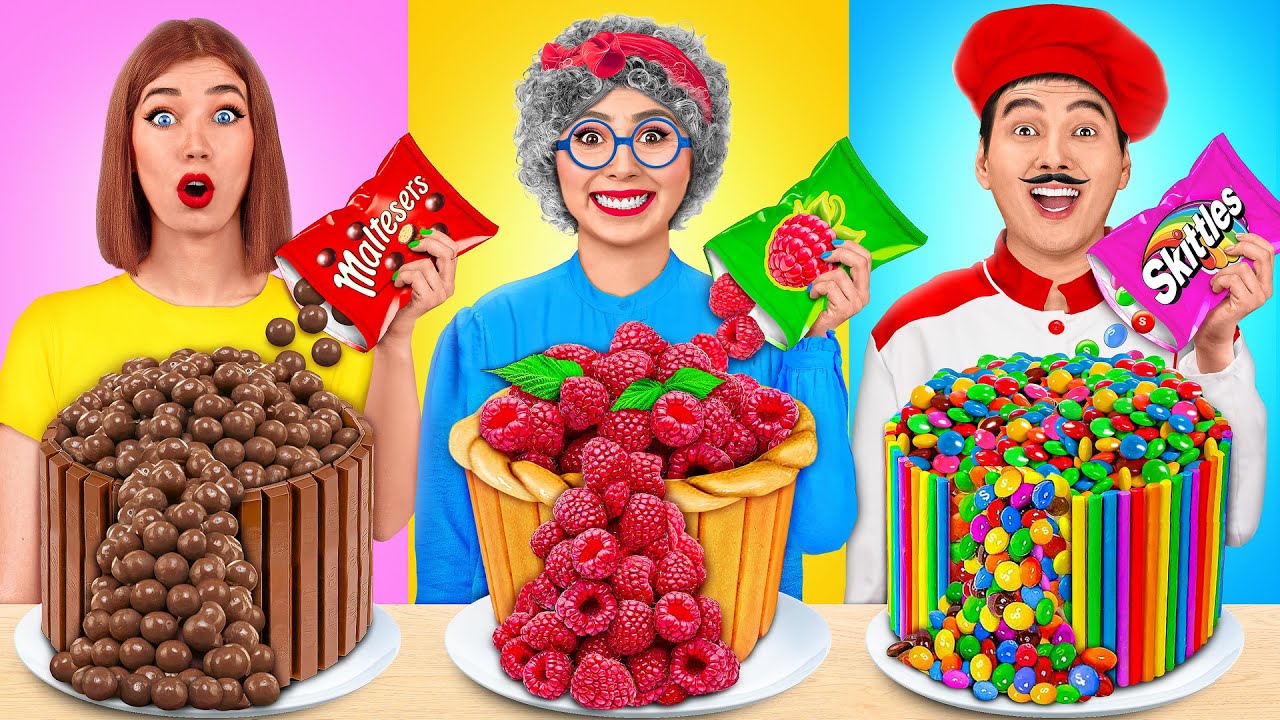 Reto De Cocina Yo vs Abuela | Desaf&iacute;o de Decoraci&oacute;n de Pasteles por Multi DO Challenge