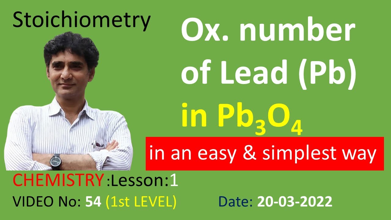 # Individual oxidation numbers of Lead (Pb)atoms  in Pb3O4  #Chemistry #IIT #NEET#NCERT #INTER #CBSE
