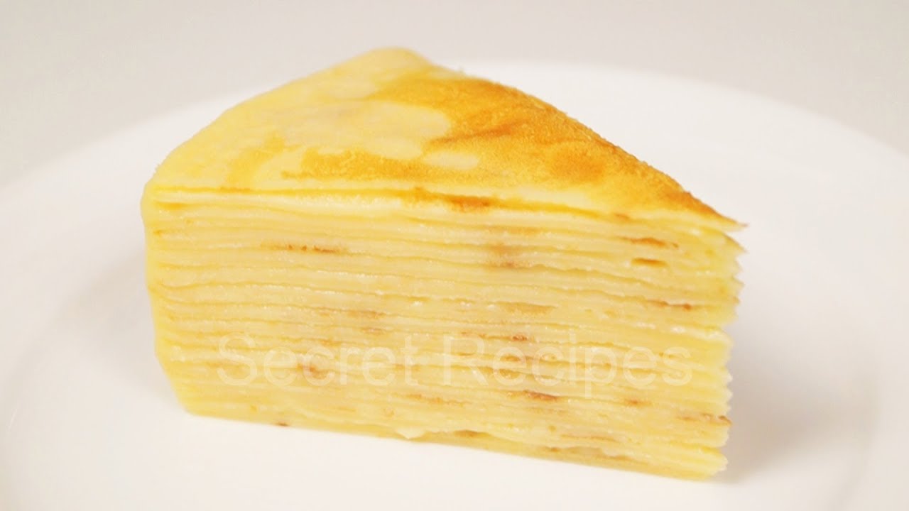 Торт наполеон из блинчиков. Блинный торт с заварным кремом | Сrepe cake