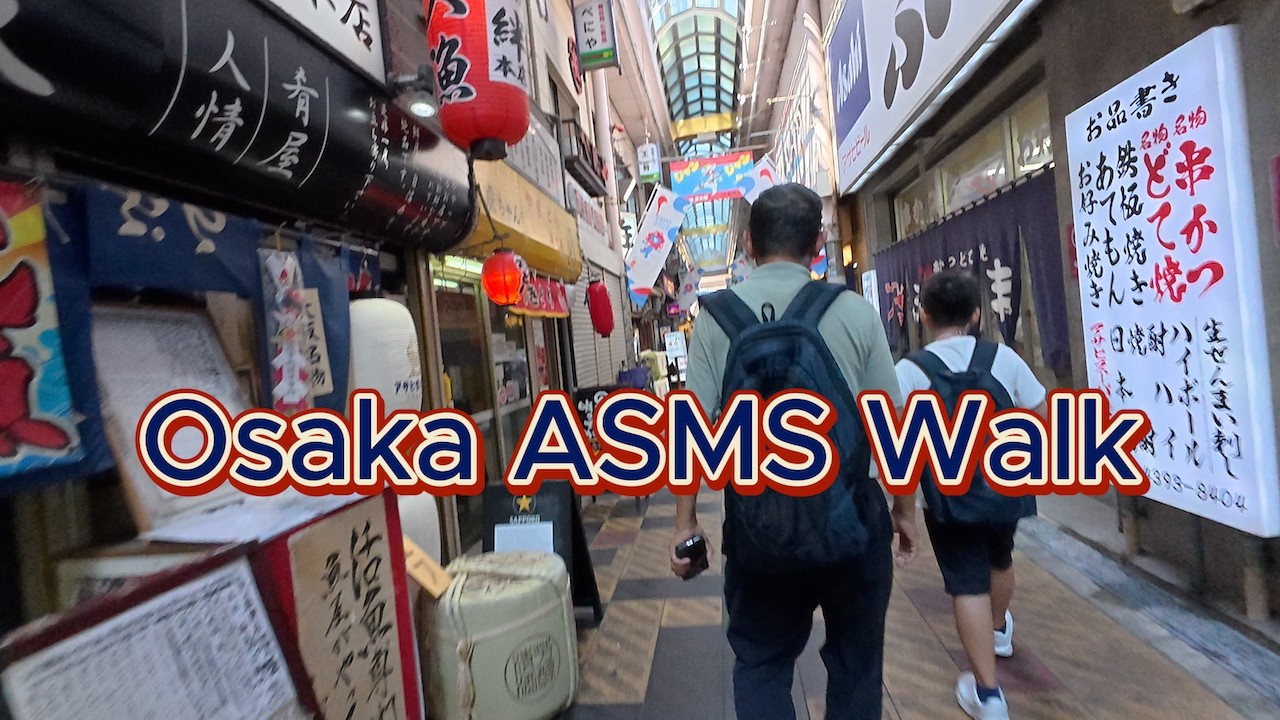 Osaka Walking Tour 🇯🇵 Manga Shops, Supercars & Temples [3.5+ H - 4K 60FPS]