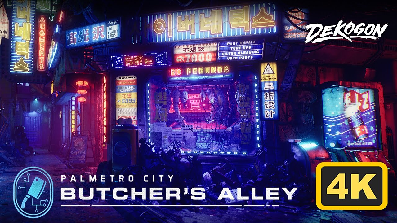 Palmetro: Butcher's Alley Environment (UE5) - 4K