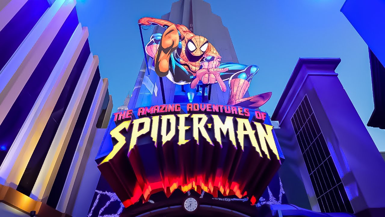 (8K) Человек-паук: Темная поездка. Вид от первого лица (Universal Orlando). Острова приключений.