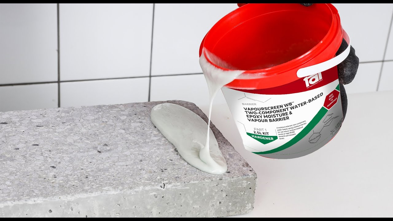 How to apply TAL Vapourscreen WB, in preparation for vinyl sheet flooring
