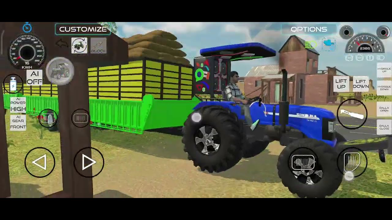 Indian vehicles simulator game new tractor YouTube journey last video 