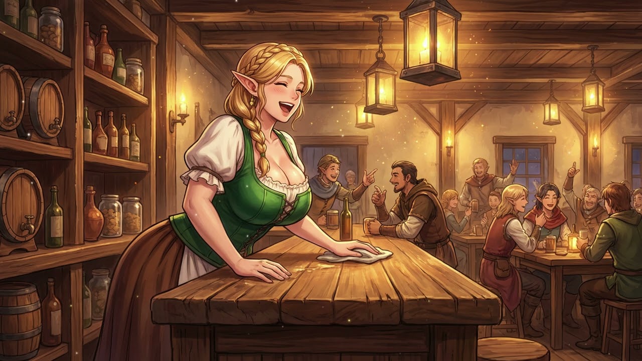 Cozy Medieval Tavern Music | Relaxing Bard Melodies for Sleep and Study | Fantasy Ambience