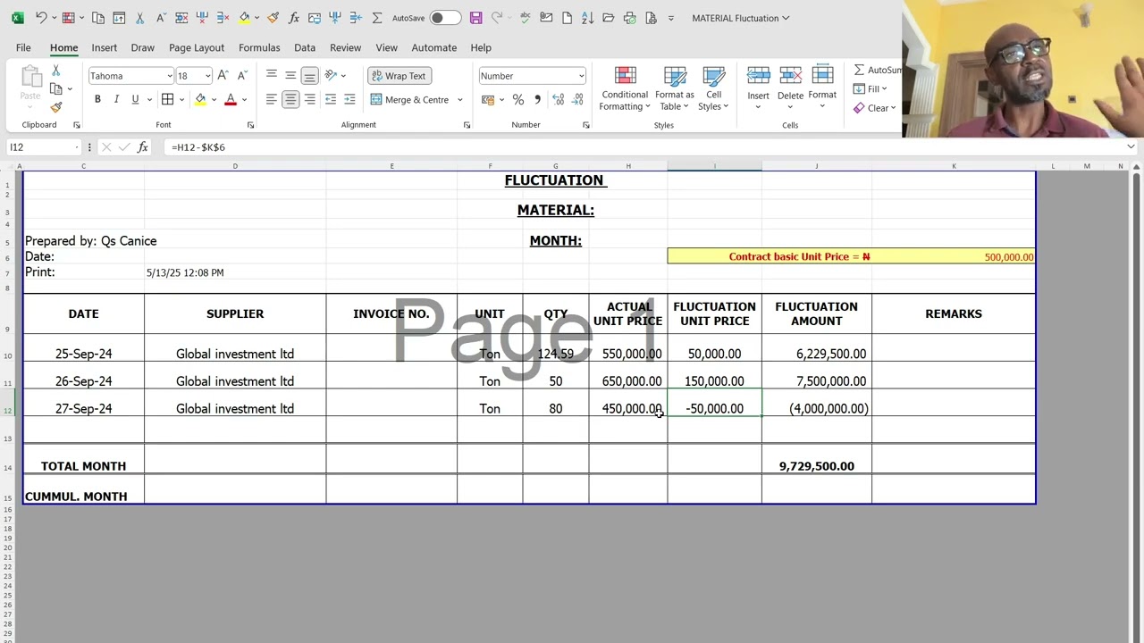 How to prepare fluctuation claims