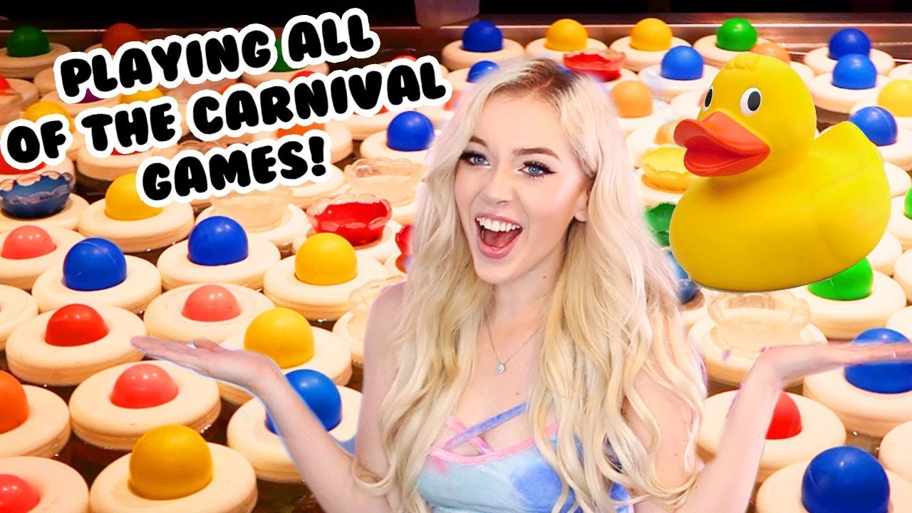 I PLAYED ALL OF THE CARNIVAL GAMES!