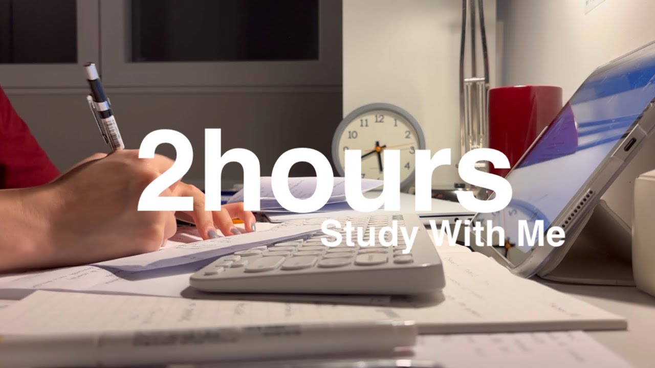 Study With Meㅣearly morningㅣ2hoursㅣ50/10ㅣreal soundsㅣno music 