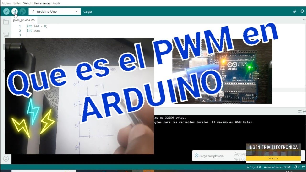 ✔ Arduino + PWM como trabaja.