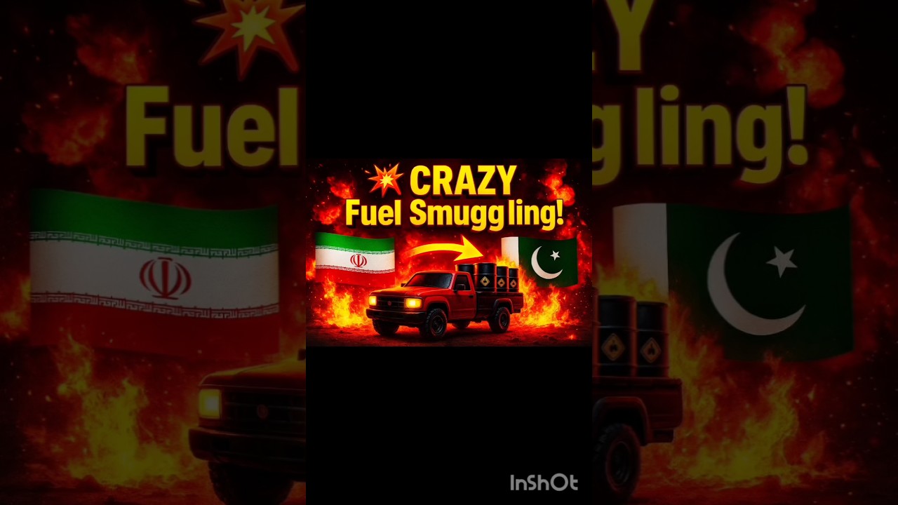 ⛽️🔥 Smuggling fuel from 🇮🇷 to 🇵🇰 … unbelievable border chaos! 🚨🛻💥