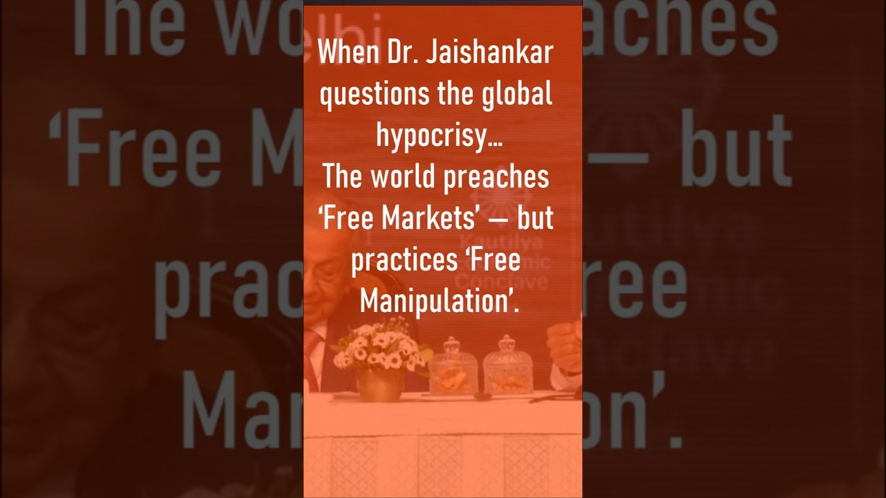 Dr. Jaishankar on Global Energy: Scratching His Head on Market Economics | 