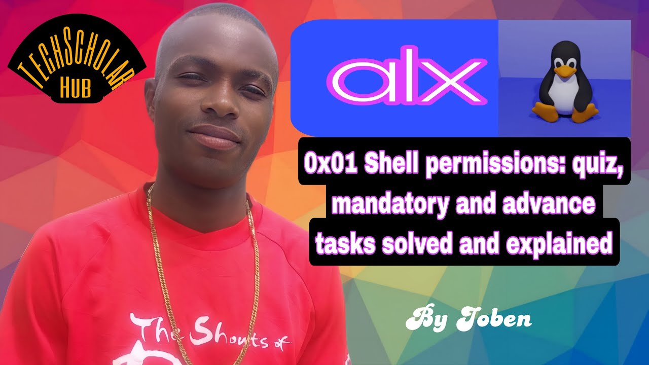 #alx 0x01. Shell, permissions, quiz mandatory and advance tasks solved and explained#🙏subscribe