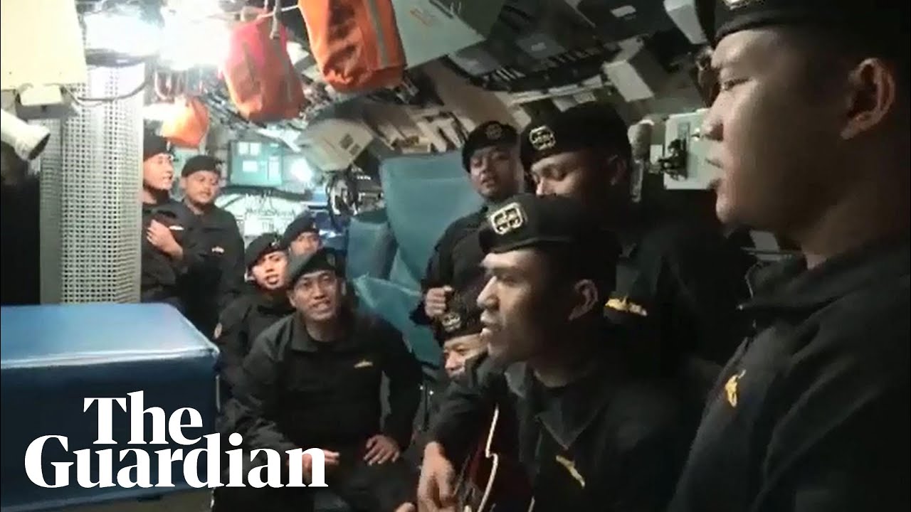 Video shows Indonesian submarine crew singing in the weeks before vessel sank