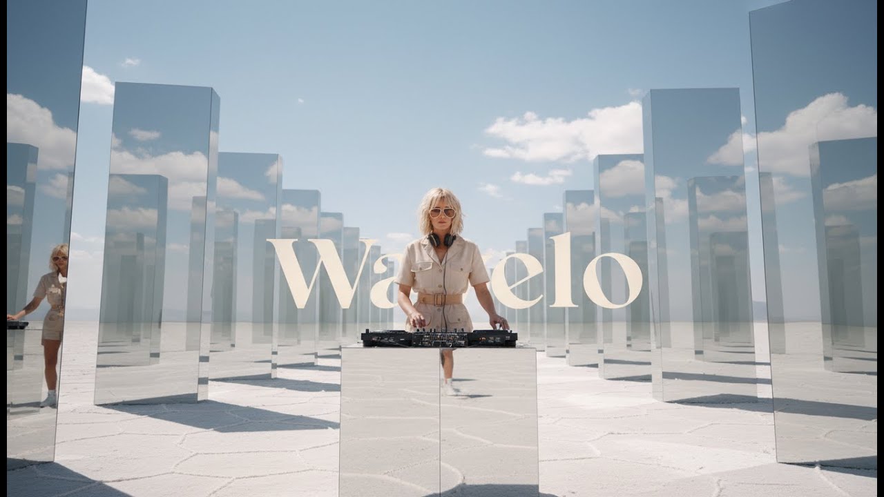 Wavelo – Electric Mirage – (Official Melodic Techno EDM Music Video 2025) | AI Cinematic
