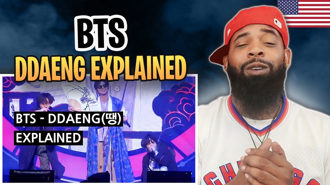 AMERICAN RAPPER REACTS TO-BTS - DDAENG Explained by a Korean