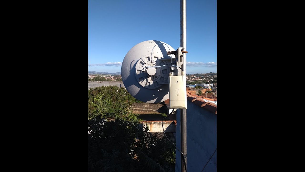 Enlace Algcom Blindada Com Rocket Ac Lite Passando 100 Megas Liso