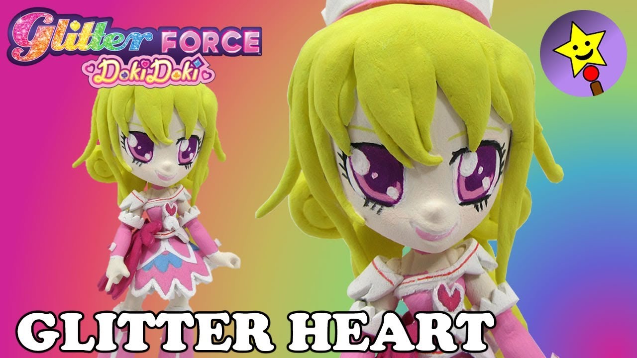 CUSTOM Glitter Force Doki Doki Glitter Heart DokiDoki Precure Cure Heart Doll Figure DIY Tutorial
