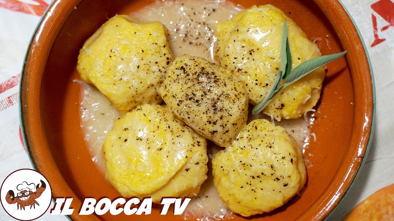 637 - Gnudi di zucca con burro salvia e formaggio..non ti basterà un assaggio (primo piatto genuino)