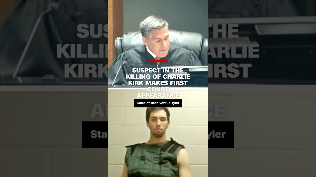 Suspect in the killing of Charlie Kirk makes first court appearance