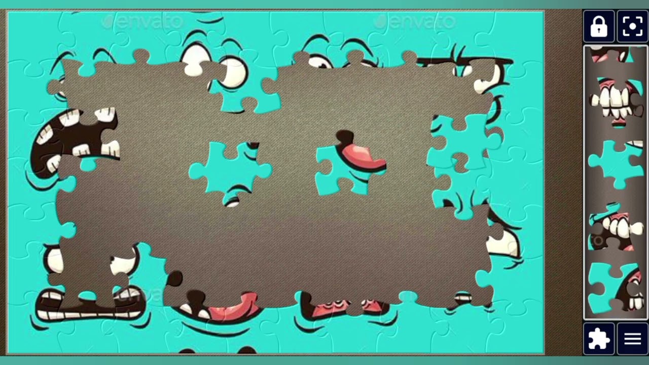 Animated Expression Pack😜😁🧩 crazy jigsaw puzzle 🧩//@jigsawpuzzle45