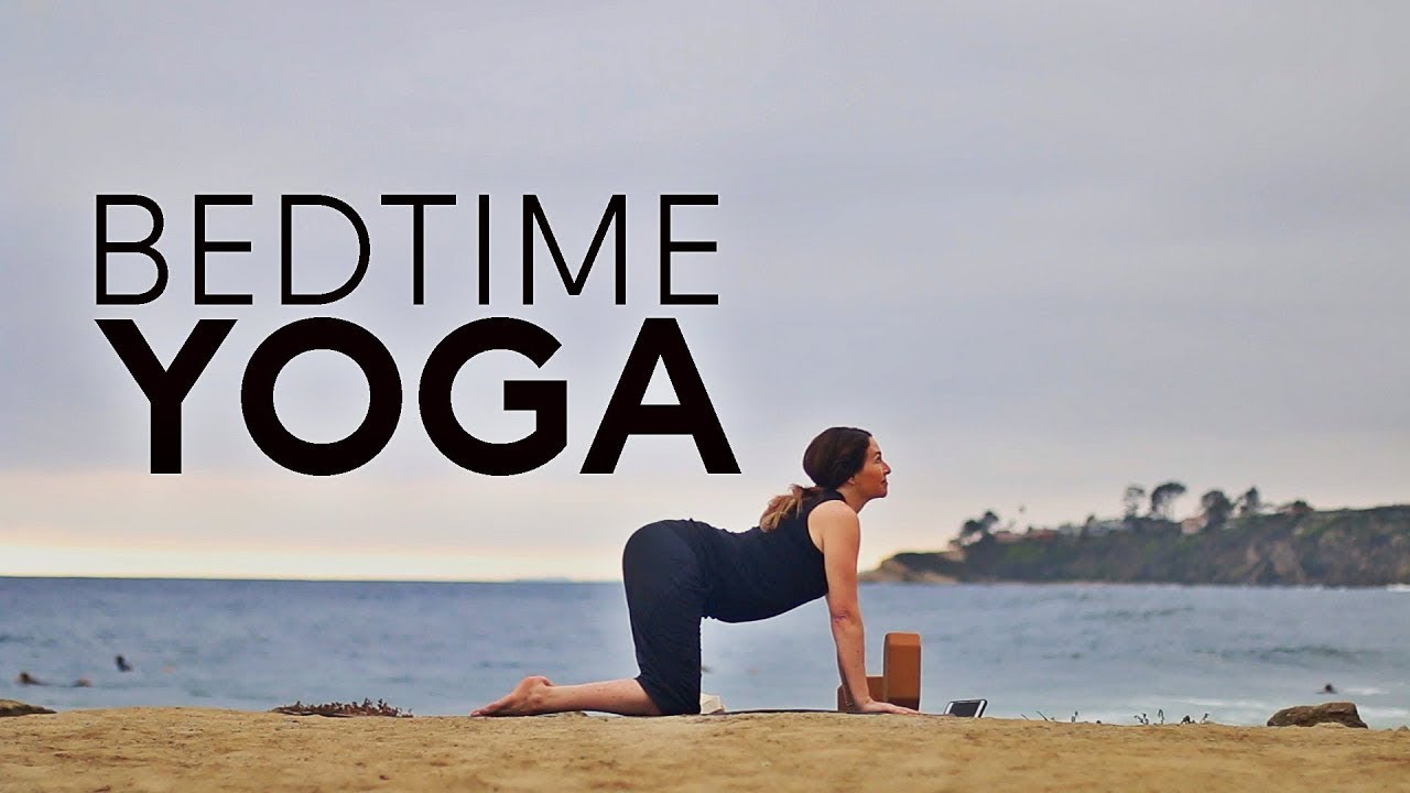30 Minute Night Yoga For Bedtime (Before Bed) Relaxing Evening Flow | Fightmaster Yoga Videos