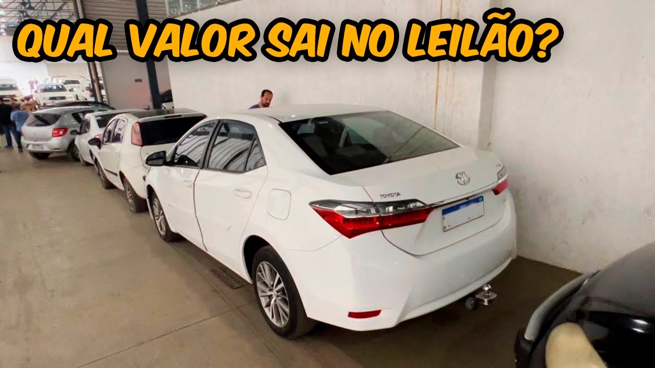 Fui comprar esse Corolla no leilão de financeira!