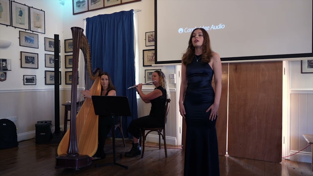 Heavenly Duets & Eleanor Roe perform Satie's Gymnopedie #1 at 'Havens' album launch, Eel Pie Island