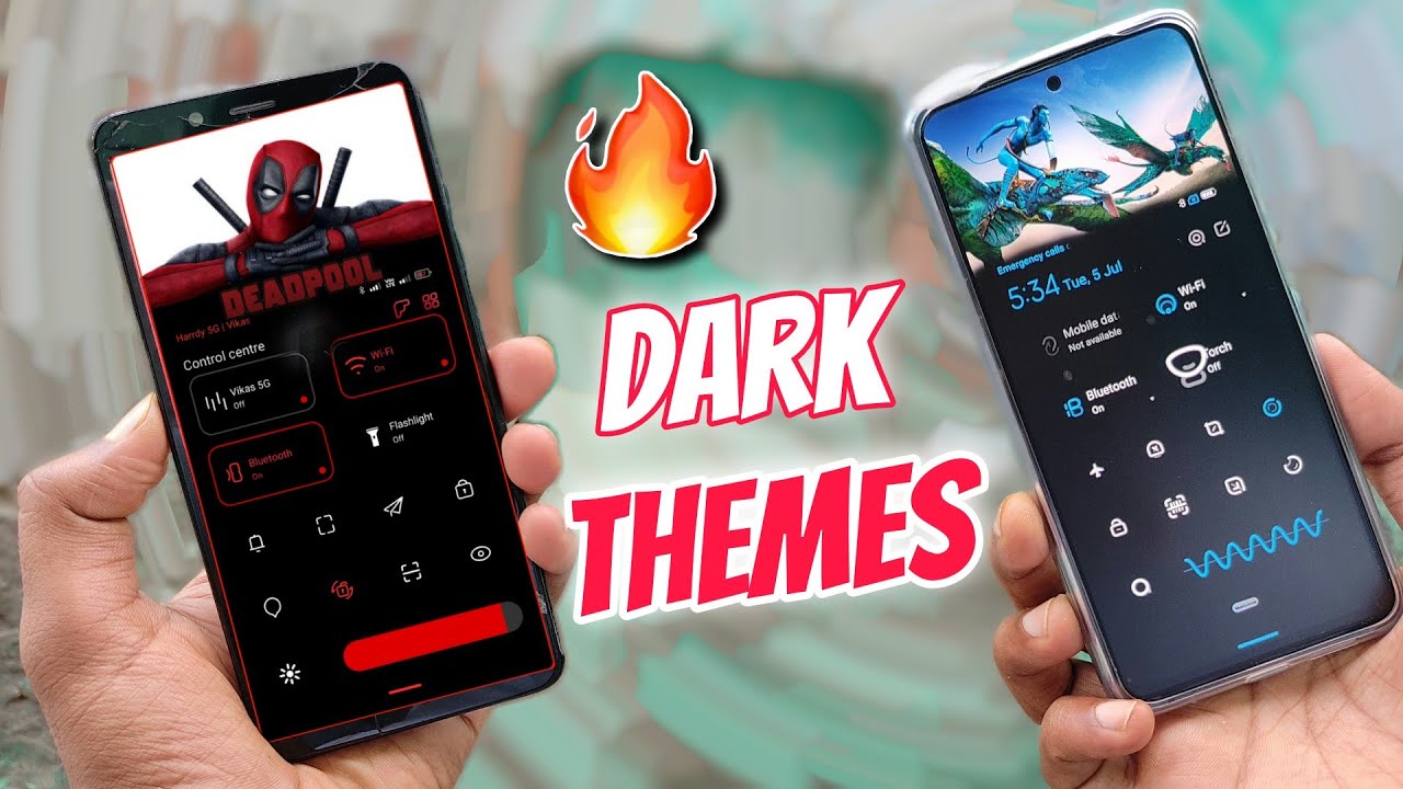 TOP 3 Best DARK Themes For MIUI 12.5 In 2022 🔥| Deadpool & Avtar Theme For Redmi & Poco Phones 😍