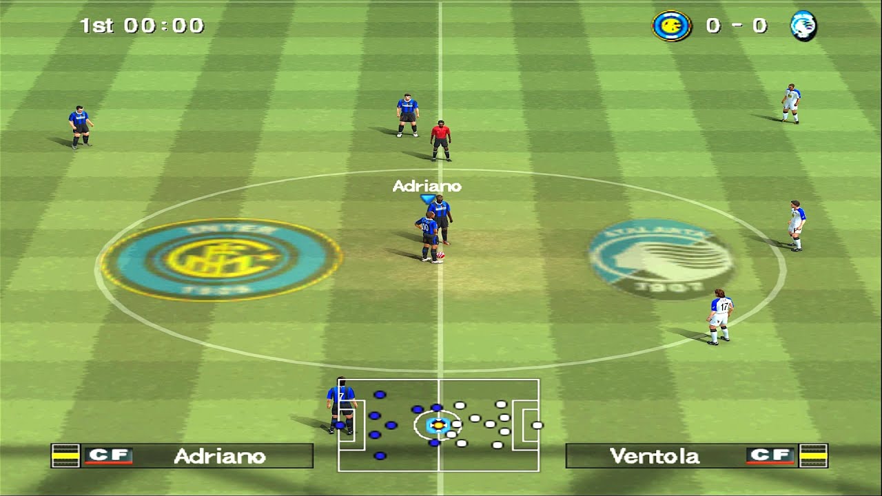 Pro Evolution Soccer 6 &mdash; &laquo;Интер&raquo; против &laquo;Аталанты&raquo; | PS2