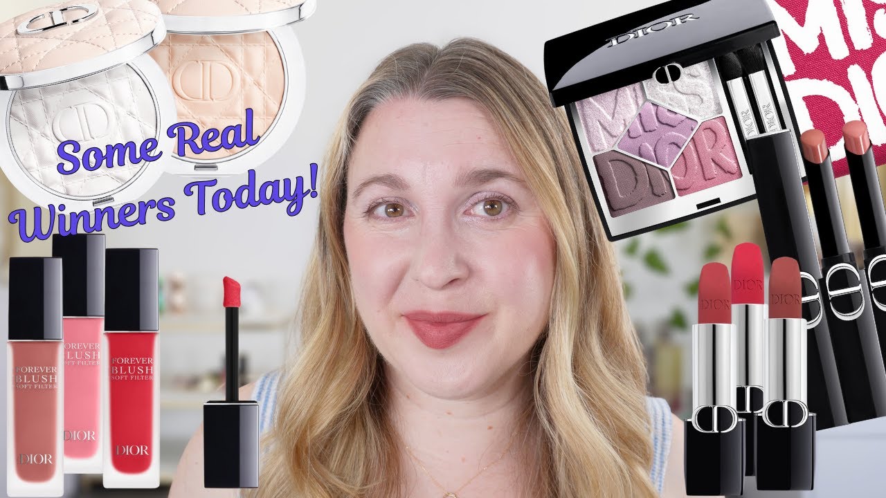 DIOR Daring Lilac Quint, Soft Filter Blushes & Powders, On Stage Shine Lipsticks, and Lip Veils