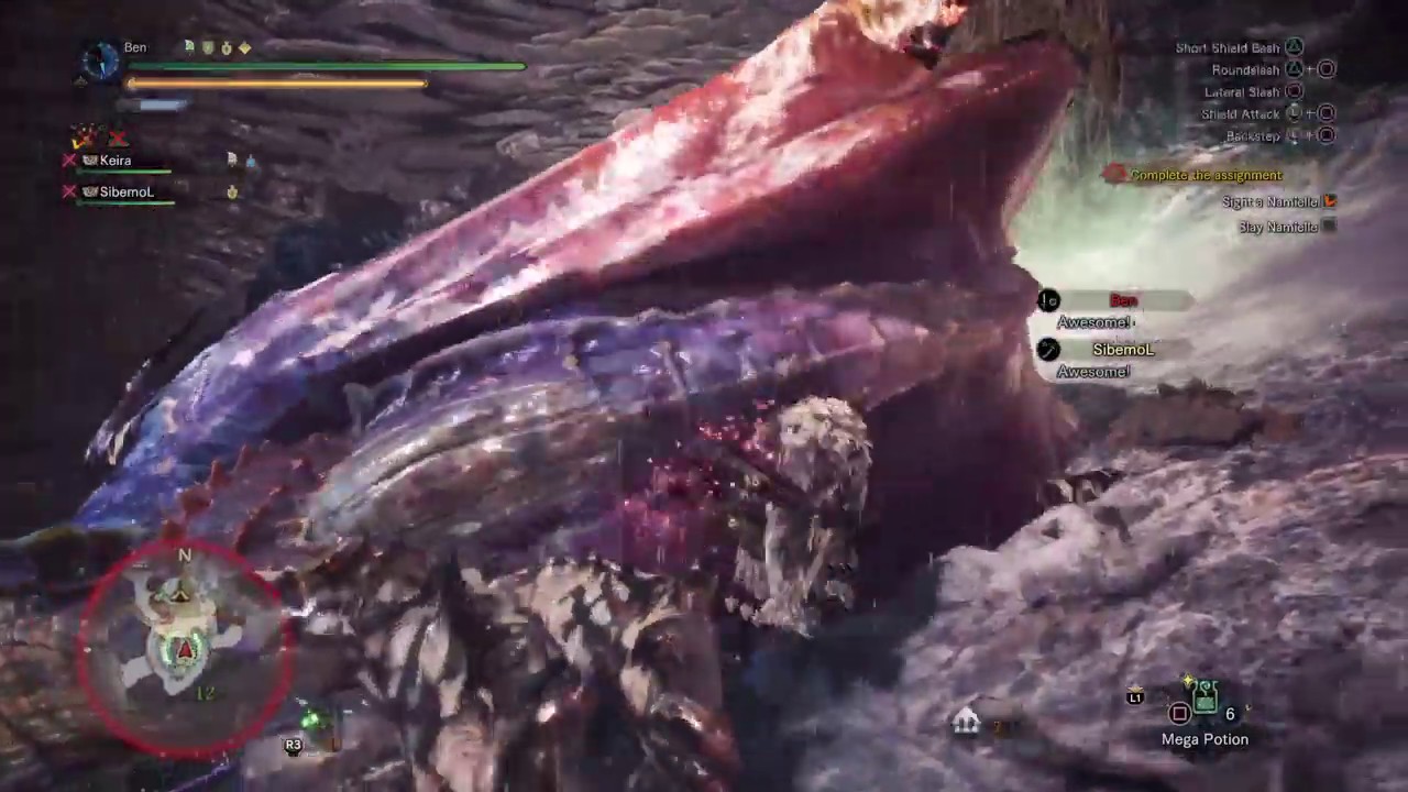 Monster Hunter World: Iceborne - Fighting Namielle for the First time (3 Stack)