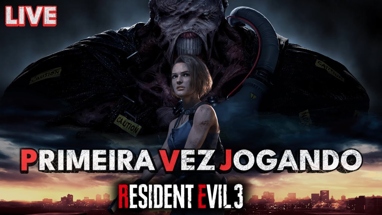 RE3 REMAKE (PARTE 02) | Primeira vez jogando