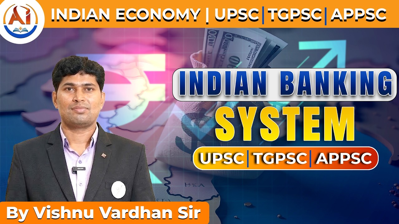 Indian Banking System Explained 🔥 | Indian Economy for UPSC 2026 | TGPSC | APPSC #abhiramias #appsc