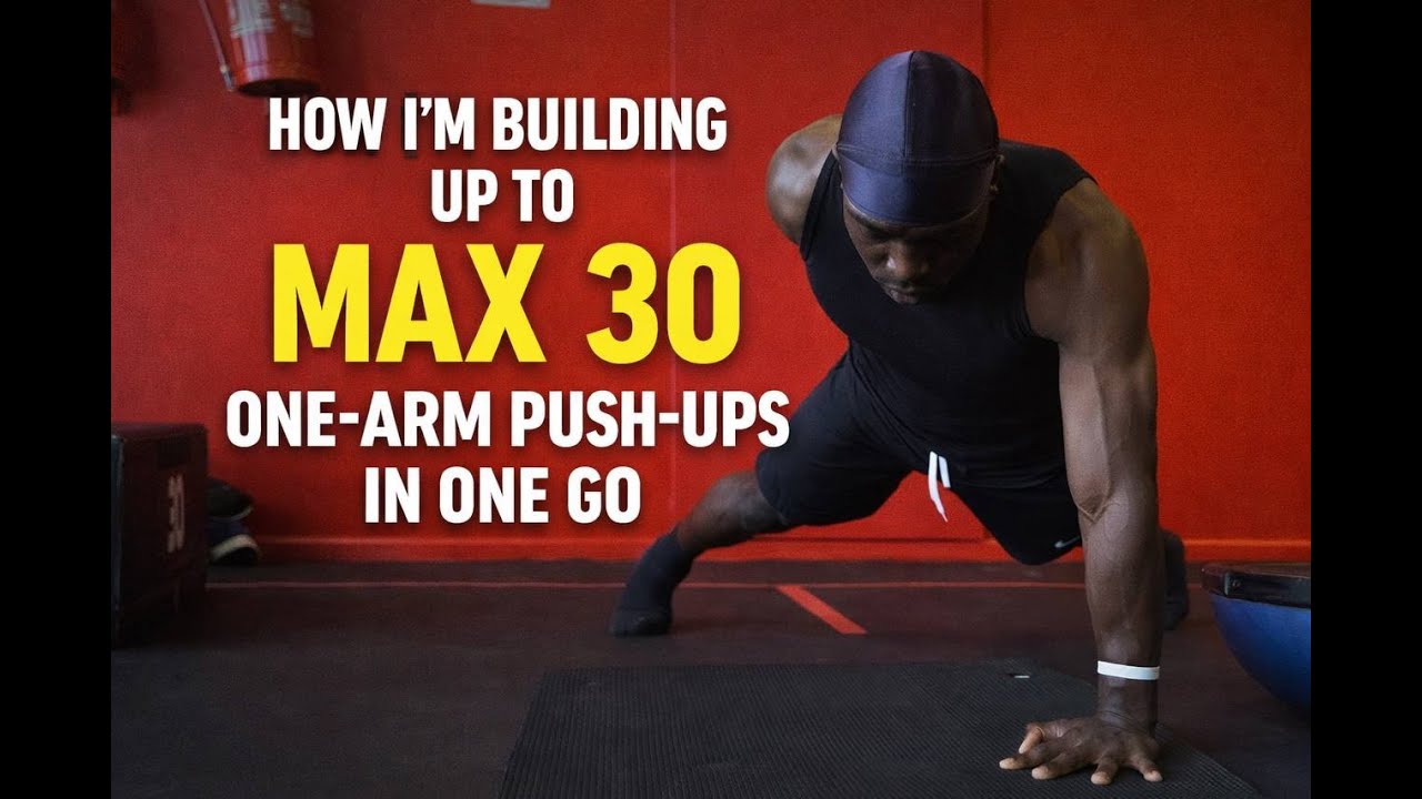 How I’m Building Up to 30 One-Arm Push-Ups (Step by Step)