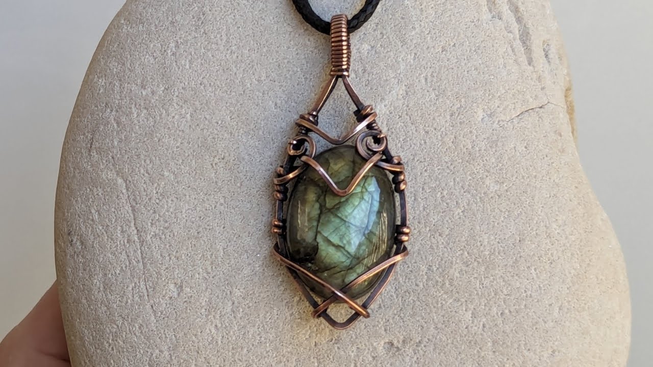 Owl Wire Wrapped Cabochon Pendant Tutorial