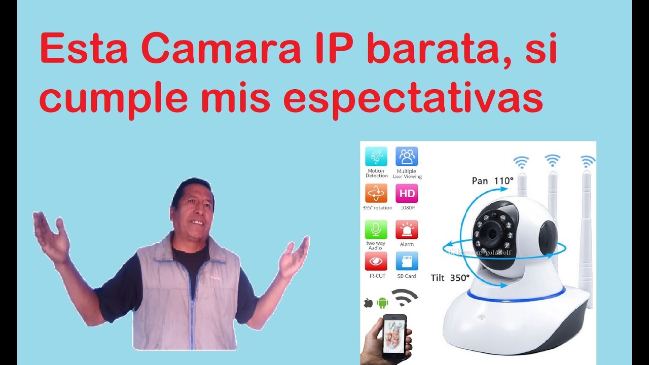 Configuracion de Camara IP,  con Protocolo Onvif, P2P,  ¡¡¡ Muy barata y facil de configurar !!!