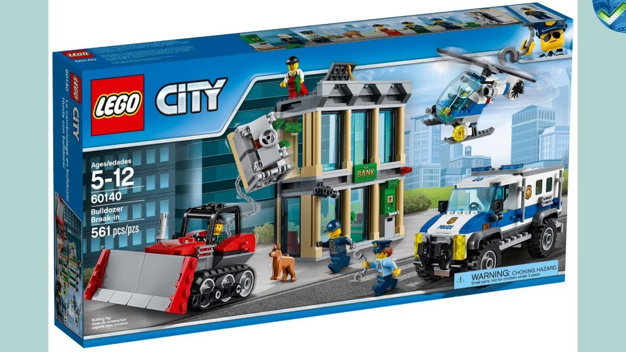 60140 Bulldozer Break-in LEGO® City Manual at the Brickmanuals Instruction Archive