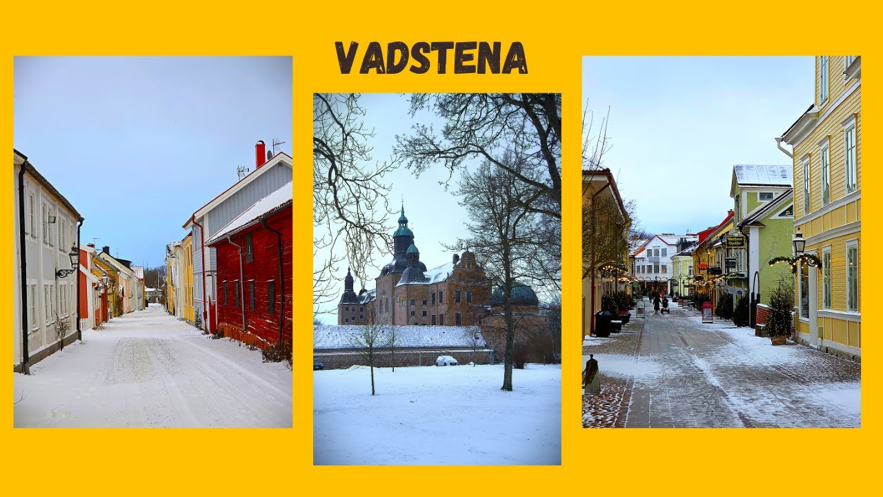 THIS Hidden Castle Town in Snowy Sweden