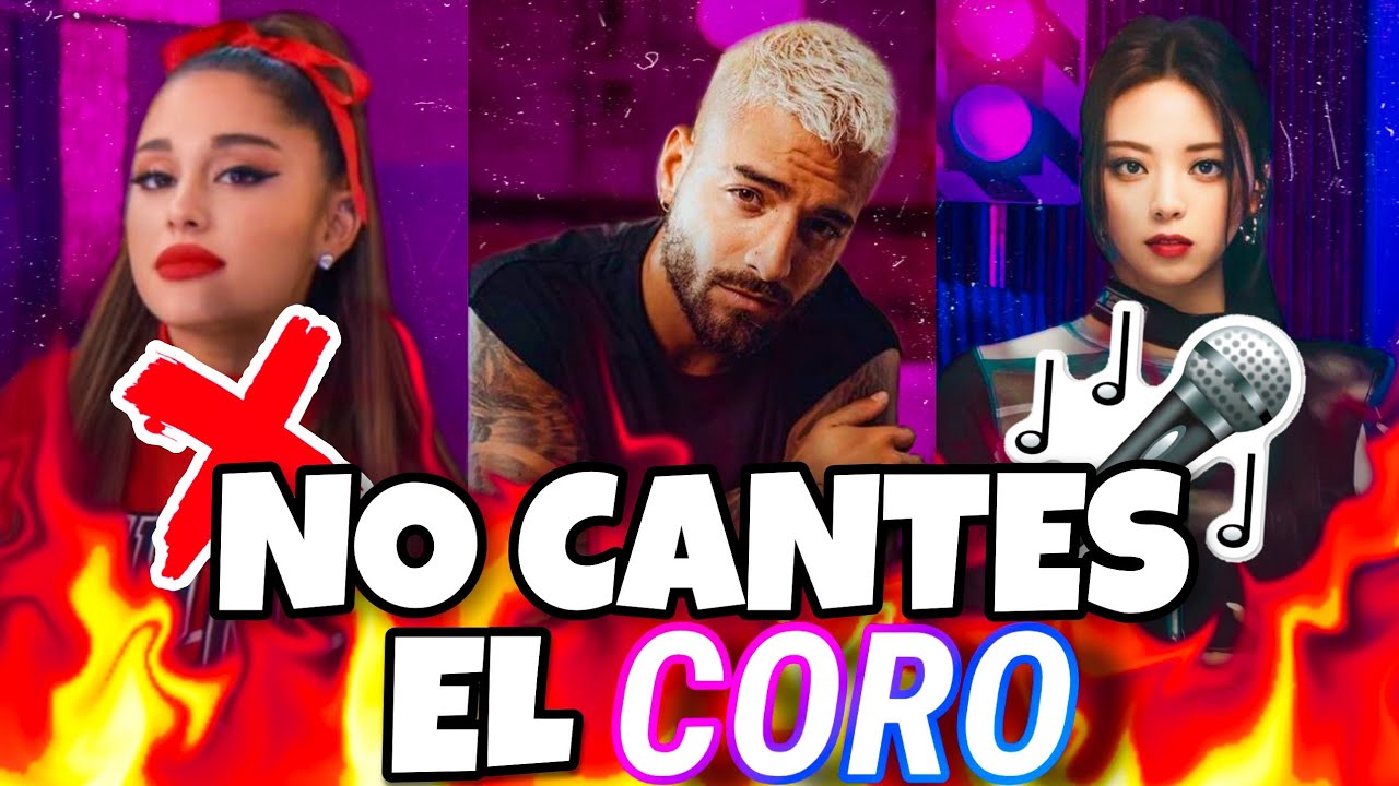 🔴SI CANTAS EL CORO PIERDES🔴 | NIVEL: REGUETÓN, POP EN INGLÉS Y KPOP🔥