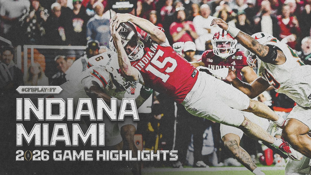 INDIANA vs MIAMI || 2026 CFP National Championship Highlights 🏆