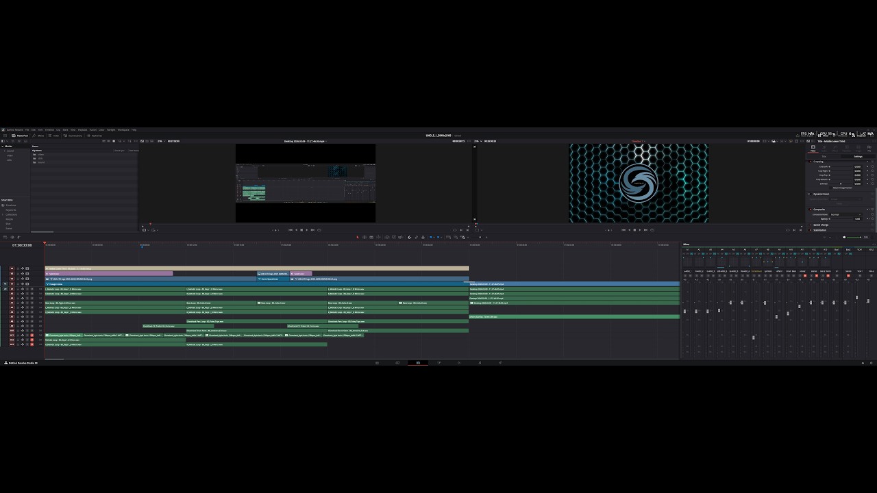 My basic  Davinci Resolve 20 - 5.1 surround setup - how I did / how to do it
