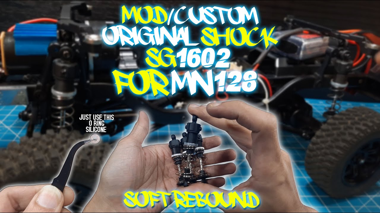 MN128 [ BIKIN REBOUND KAYA OIL SHOCK PADAHAL BUKAN OIL SHOCK ] CUSTOM SHOCK SG1602  [ TEST DRIVE ]