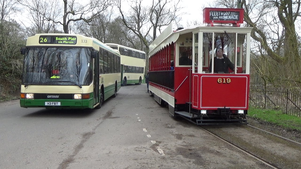 Heaton Park Tramway Blackpool 619 Launch 26th March 2023.