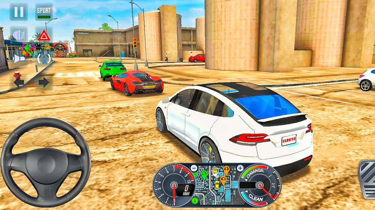 Taxi Sim 2020 🚕🚖🚔 TESLA CITY UBER DRIVER 3D Car Games Android iOS Gameplay