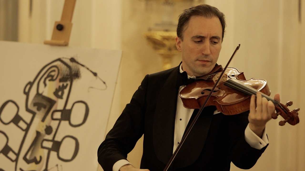 F. Chopin Cello Sonata op.65 for VIOLA and PIANO Daniel Palmizio - viola, Łukasz Chrzęszczyk - piano