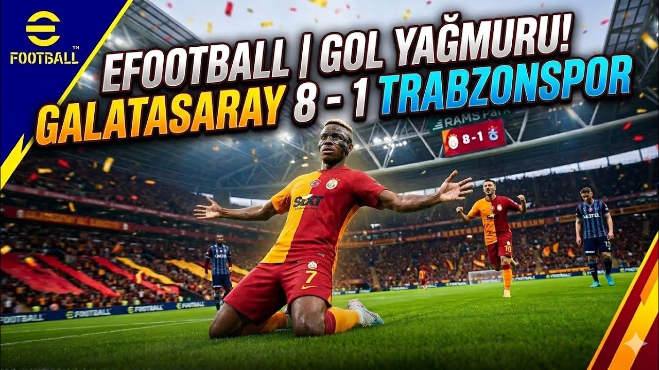 🎮 BU SKOR GERÇEK Mİ?! 👀 GS 8-1 TS | eFootball Online Maç 🔥