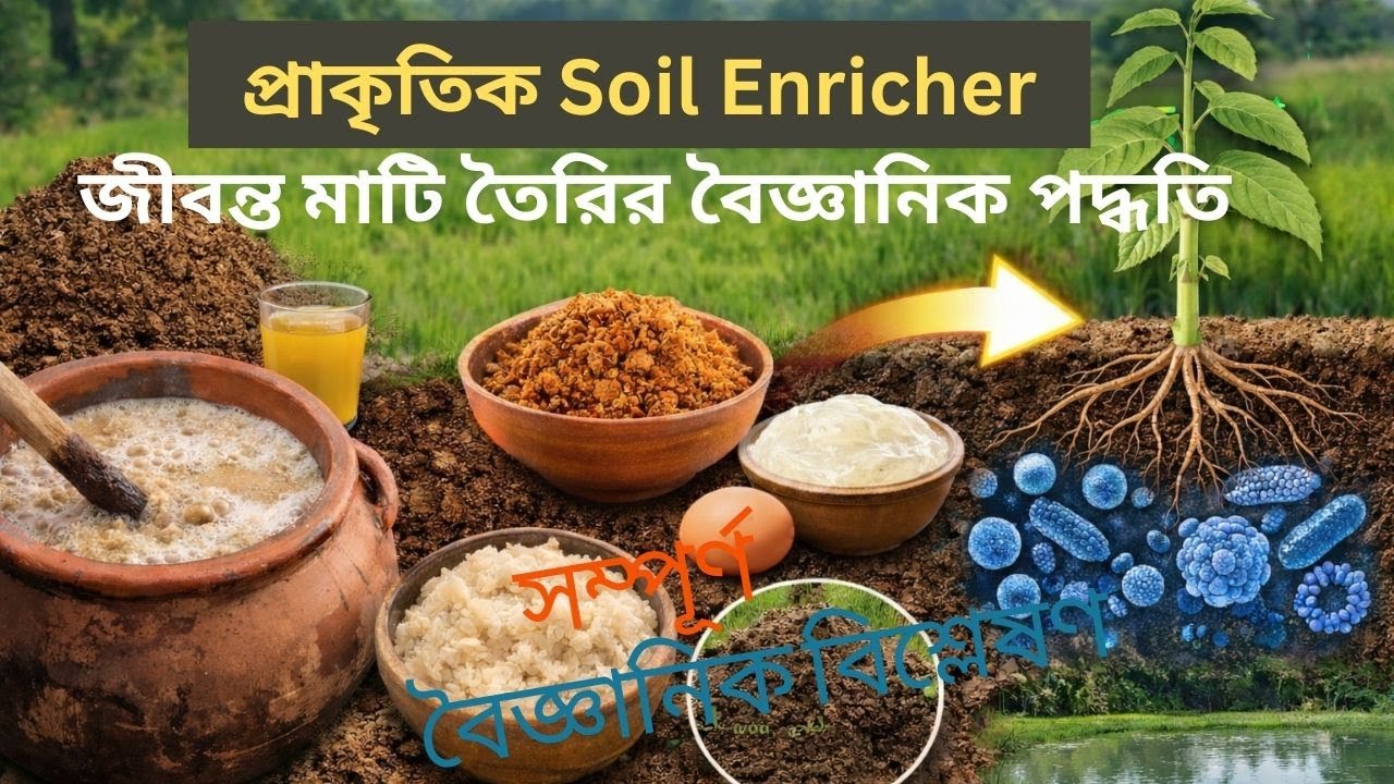 জীবন্ত মাটি তৈরির বৈজ্ঞানিক পদ্ধতি | মাটিতে উপকারী জীবাণু বাড়ানোর সম্পূর্ণ বৈজ্ঞানিক ব্যাখ্যা