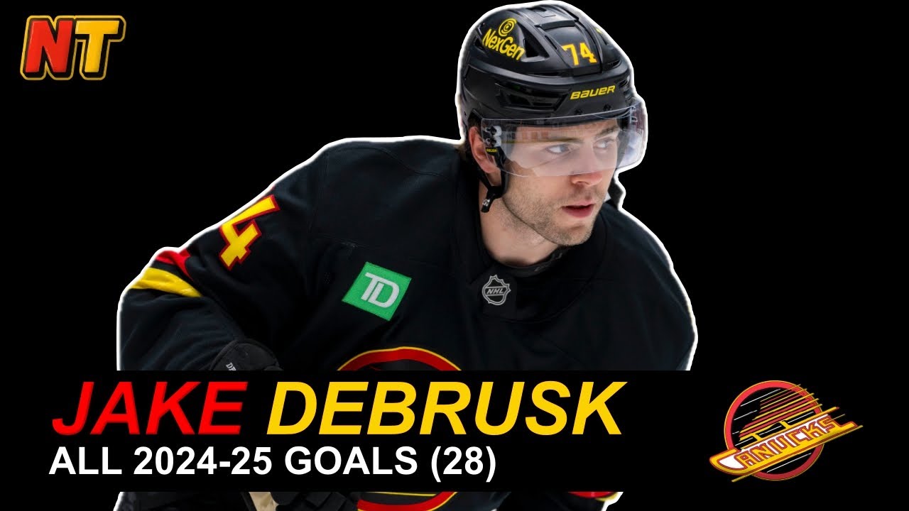 Jake DeBrusk All 28 Goals From The 2024-25 Season | Vancouver Canucks