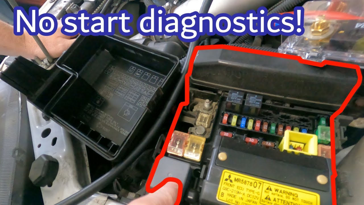 2008 Mitsubishi Eclipse Diagnostics no start / stalling