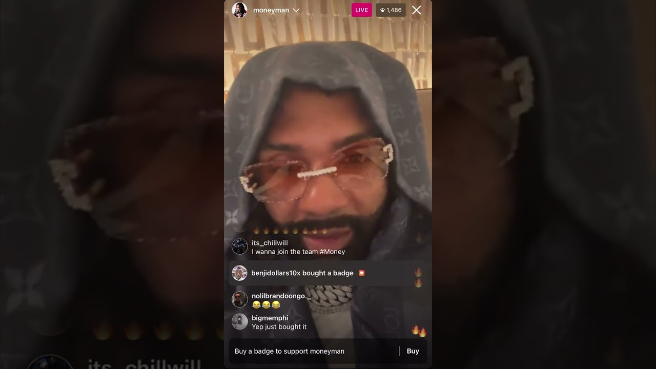 MONEY MAN FULL IG LIVE 9/26/23 RESPONDS TO CHARLESTON WHITE SAYING HE IS NOT WORTH 40M’s